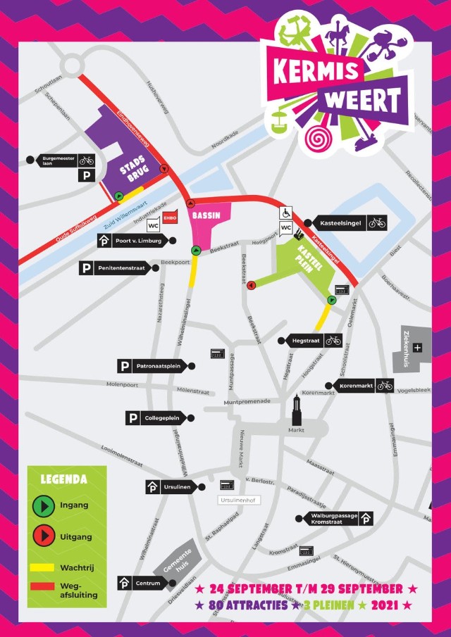 Plattegrond Kermis Weert